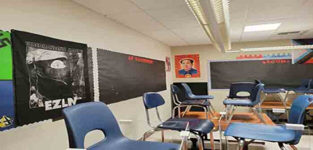 Antifa_Mao_California_classroom