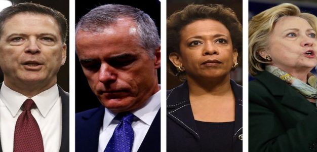 Comey, McCabe, Lynch, Clinton