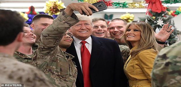 Donald_Melania_Trump_US_troops_Iraq