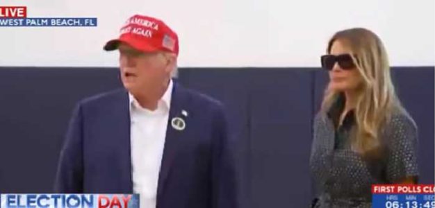 Donald_Trump_Melania_Trump_Votes_West_Palm_Beach