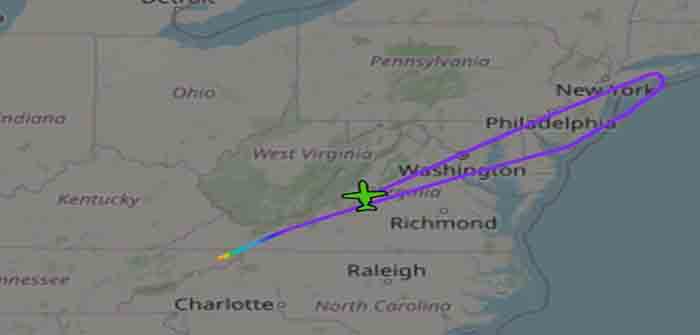 Flight_Path_Cessna_Entering_DC_Air_Space