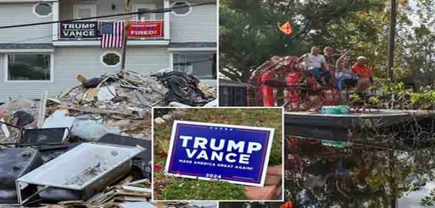 Hurricaine_Relief_Workers_FEMA_Trump_signs