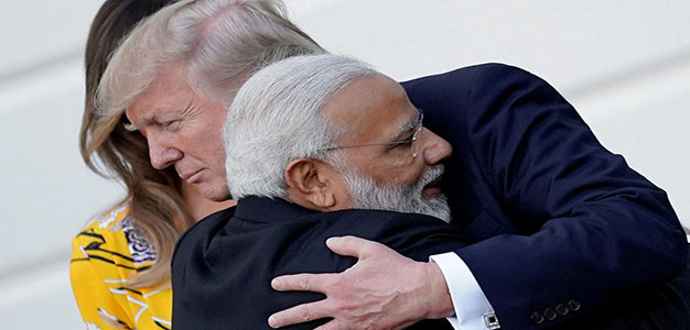 India-s-Prime-Minister-Narendra-Modi-hugs-U-S-President-Donald-Trump-as-he-departures-the-White-House-after-a-visit-in-Washington-U-S