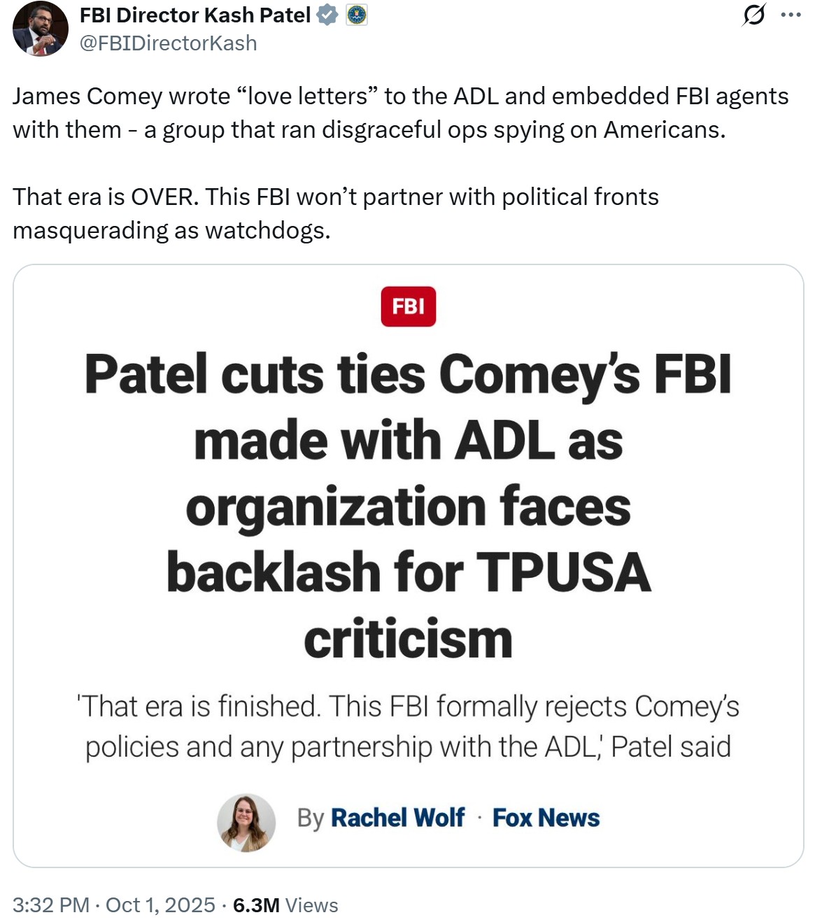 Kash_Patel_Anti-Defamation_League_Screenshot 2025-10-02