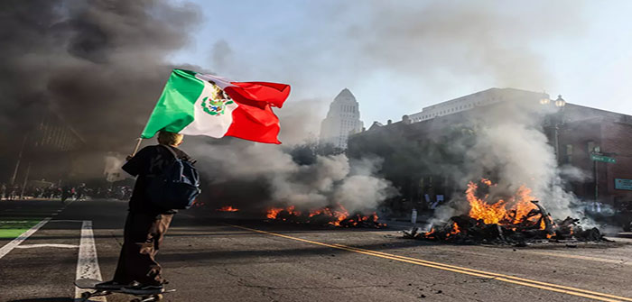 Los_Angeles_ICE_Deportation_Riots_Cars_on_Fire_LATimes_Robert_Gauthier