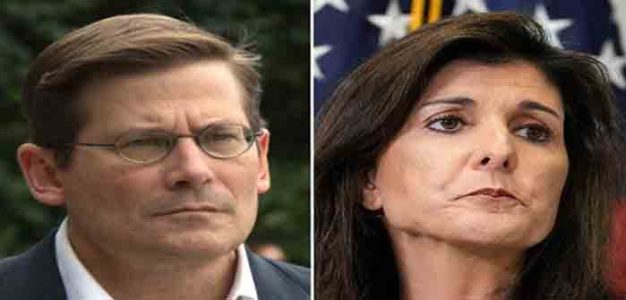 Michael_Morell_and_Nikki_Haley_GettyImages_David_Hume_Kennedy_and_Drew_Angerer