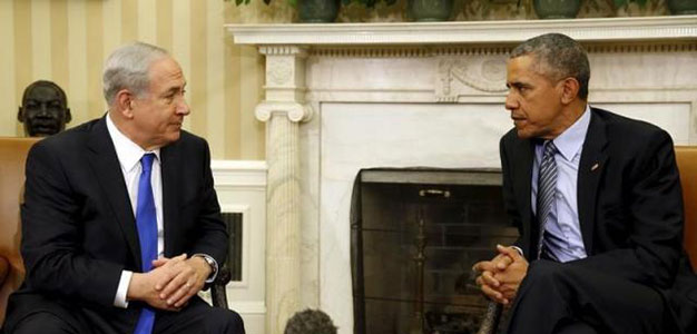 Netanyahu and Obama at WH