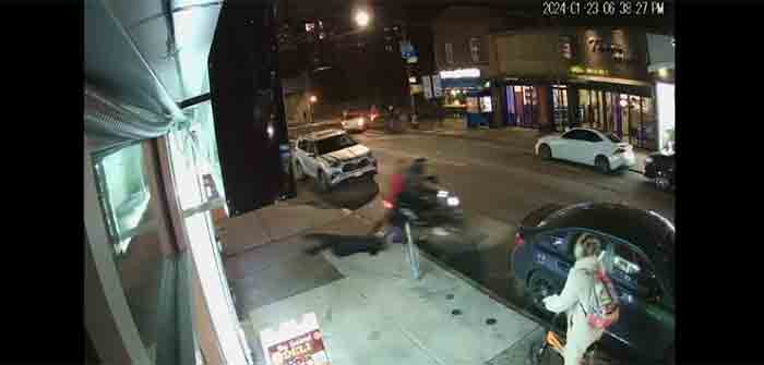 New_York_City_Moped_Gang_Member_Drags_Drops_Woman