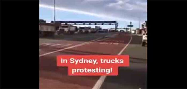 Sidney_Australia_Trucker_Blockade