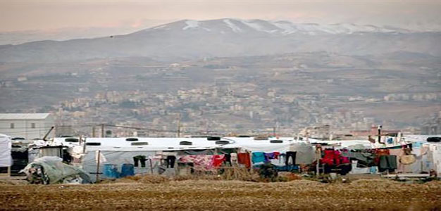 Syrian refugee camp in Lebanon