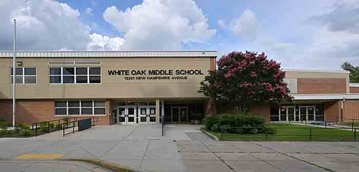 White_Oak_Middle_School_entrance2_Silver_Spring_MD_2022-08-17_Wikimedia_Commons_G_Edward_Johnson