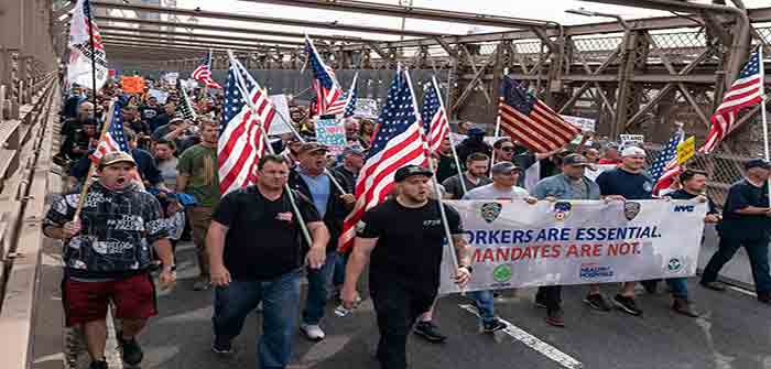 nypd_vaccine_mandate_protesters_AP