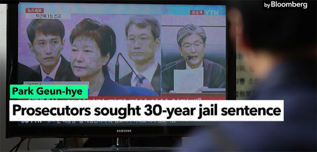 https://www.bloomberg.com/news/articles/2018-04-06/former-south-korean-president-park-found-guilty-of-abusing-power