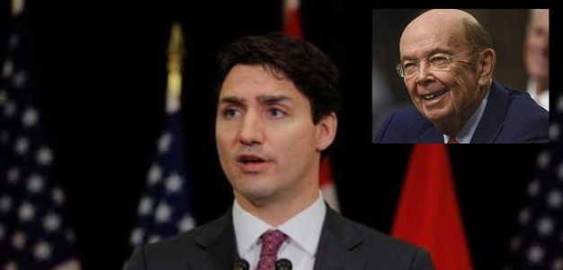 justin trudeau and wilbur ross